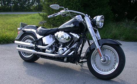 Harley Davidson Fat Boy Black Hammer